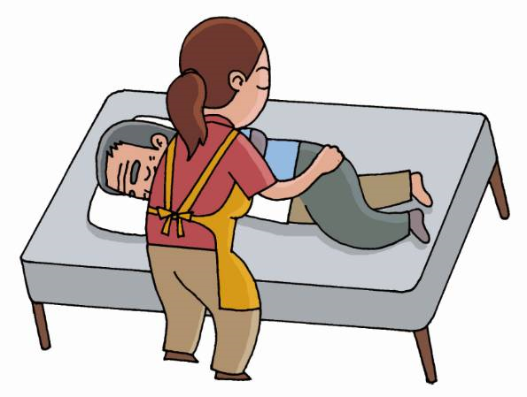 如何为失能老人变换体位？