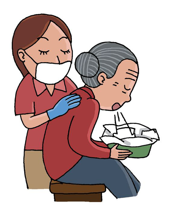 普亲长照小知识｜当老人出现呕吐和咯血时