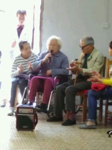 万福林社区护佑养老院老人图片
