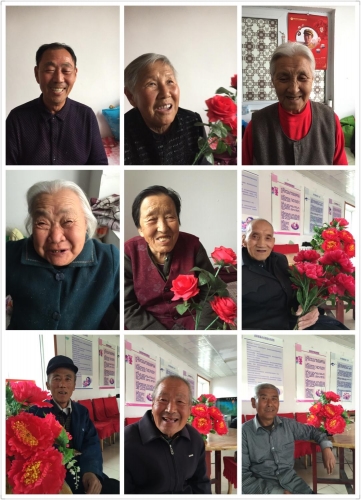 幸福家园养老院老人图片