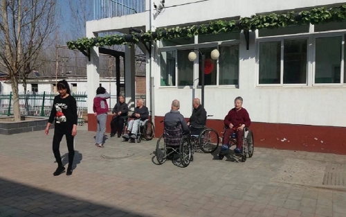 涿州市第二人民医院老年医养中心老人图片