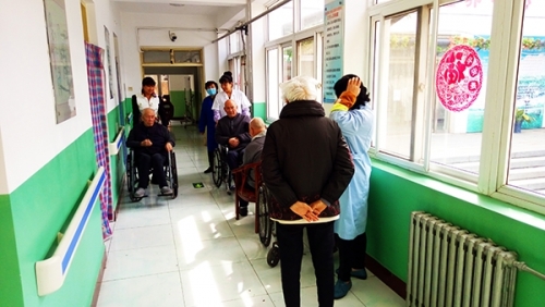 涿州市第二人民医院老年医养中心老人图片