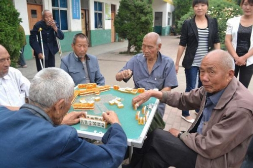 怀远县双桥老年公寓老人图片